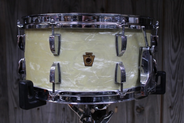 WFL 'Ray McKinley' 14x6.5 in White Marine Pearl